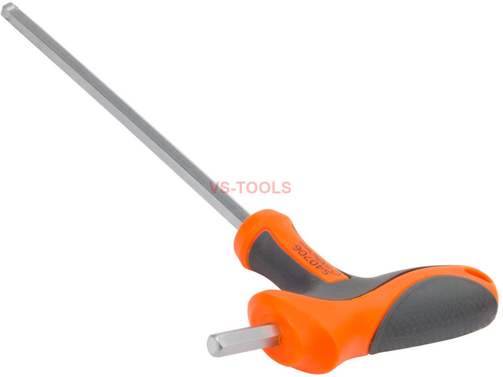 6mm THandle Hexagon Torque 6Point Hex Key CRV TPR Screwdriver